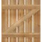 Ekena Millwork Spaced Board-n-Batten Shutters w/Z-Bar, Rough Sawn Western Red Cedar, 28 7/8W x 31H, PR RBS06Z29X031RWR - alternate 4